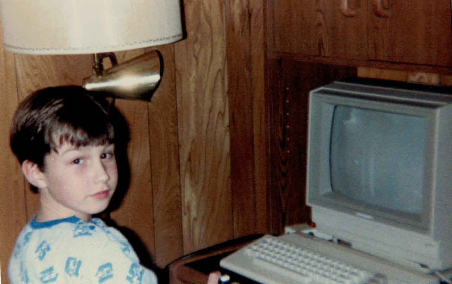 Jason Carson and his Commodore 64